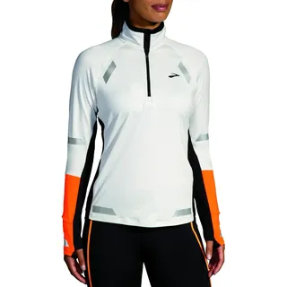 Brooks Run Visible 1/2 Zip 2.0 Damen Laufshirt weiss - L