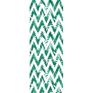 Vinyltapete QUEENCE "Muster-Grün", bunt, B:0,9m L:2,5m, Vinyl, Tapeten, Vinyltapete, 90x250cm, selbstklebend, kinderleichte Anbringung,, Sticker