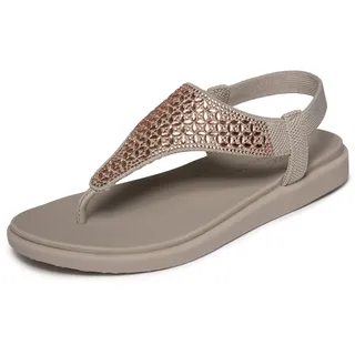 SKECHERS Meditation Luxe Damen Taupe 39