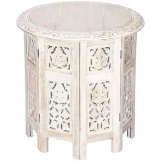 Marrakesch Orient & Mediterran Interior Ashkar Weiß Klapptisch 0 x 0 cm