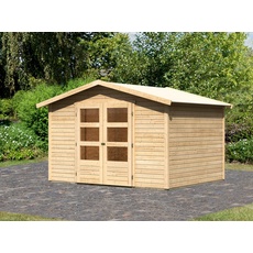 Bild Gartenhaus »Carlberg 5«, naturbelassen oder anthrazit beige