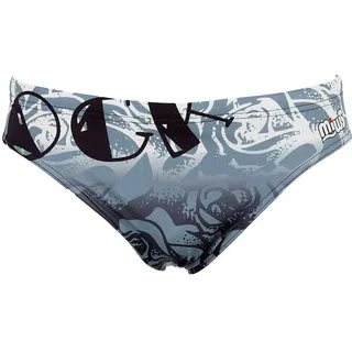 Miws Rock Star Herren Badeanzug, Grau/Pink L Grau/Rosa