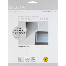 Dicota Secret Sichtschutzfilter für Lenovo Miix 700-12ISK 80QL, Schwarz