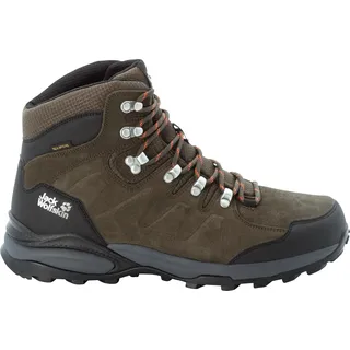 Jack Wolfskin Herren Refugio Texapore Mid M Walking Schuh, Khaki Phantom, 44