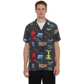 Scotch & Soda 180484 Regular Fit Kurzarmhemd - Park Green - XL
