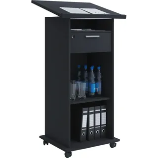 VCM my office Stehpult Melta schwarz