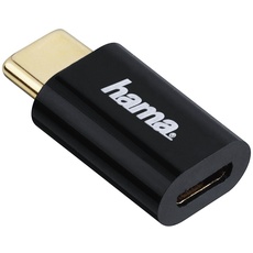 Bild von Micro USB Adapter auf USB Type-C Stecker Schwarz