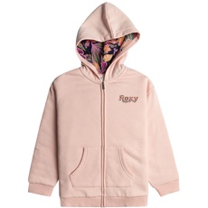 Roxy Same Old Love - Kapuzenfleece mit Reißverschluss für Mädchen 4-16 Rosa