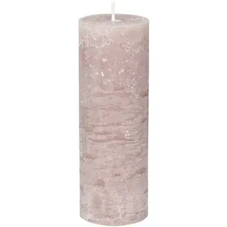 Chic Antique Macon rustikale Stumpenkerze versch.Farben ud Größen Kerze Antik NEU Altarkerzen 100% Paraffin lange Brenndauer (Taupe, 20x7 cm)