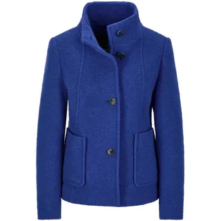 GOLDNER Wolljacke »Wollmix Jacke mit Stehkragen«, blau