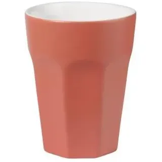 ASA Vorteilset 4 Stück grande Becher Espresso, red clay rot 5079354 und Geschenk