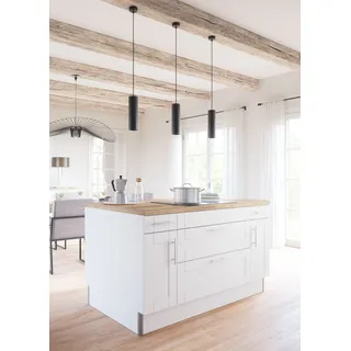 kochstation Kochfeldumbauschrank Pantryküche KS-Ahus 150 x 90,8 x 95 cm Weiß