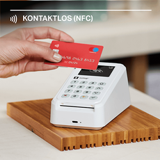 Bild von 3G+WIFI Bezahlterminal weiß, Payment Kit inkl. Bondrucker