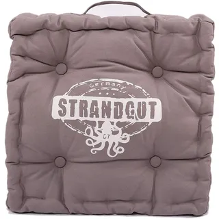 Strandgut07 Sitzkissen, 40 x 40 cm, Beige