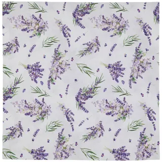 Esposa Tischdecke , Multicolor , Textil , Lavendel , quadratisch , 85x85 cm , Heimtextilien, Wohntextilien, Tischwäsche, Tischdecken