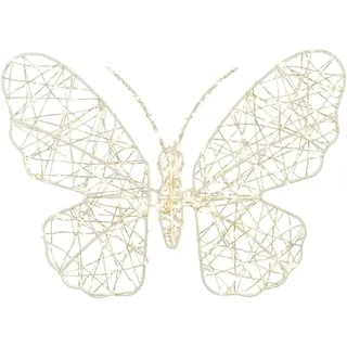 Luca Lighting LED-Schmetterling Hängend 40 cm x 3 cm x 28,5 cm Weiß