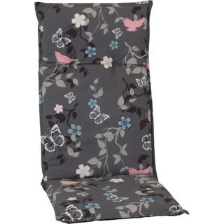 Saumauflage Hochlehner Bregenz Grau mit Blümchen