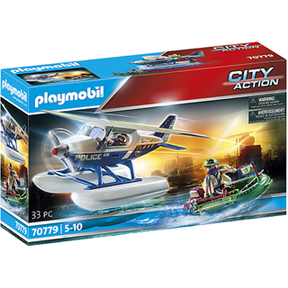 Playmobil City Action Polizei-Wasserflugzeug: Schmuggler-Verfolgung 70779