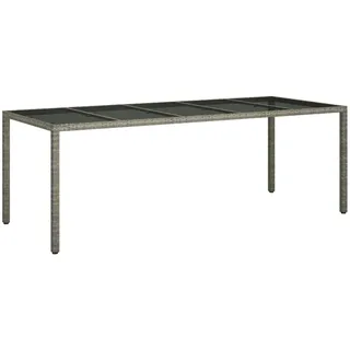 vidaXL Gartentisch 250 x 100 x 75 cm Grau