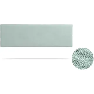 Kopfteil gepolstert Nova Aqualine 90x50x5 cm - Wassergrün - Moonia , Pastellgrün , Holz , 90x5x50 cm , Bett-Kopfteile