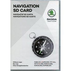 Skoda 5L0051236DF Speicherkarte SD-Karte 32 GB, nur für Navigationssystem MIB1/MIB2 Amundsen/Columbus *** OHNE Navigationskarten ***