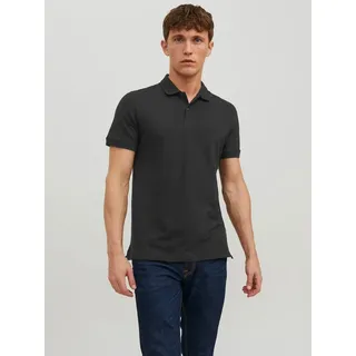 JACK & JONES Poloshirt Basic mit Slim Fit in Schwarz-XS