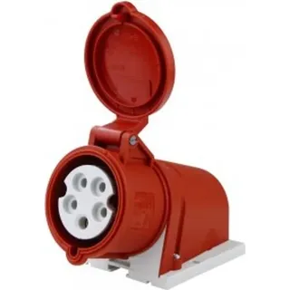 Mennekes Wandsteckdose 32A 5P 400V IP44 Mennekes Einbausteckdose
