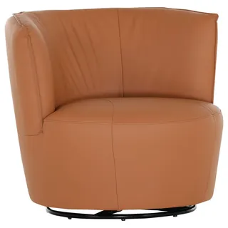 Cocktailsessel , Braun , Leder , Echtleder , Dickleder , 93x83x88 cm , Lederauswahl , Wohnzimmer, Sessel, Ledersessel