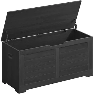 VASAGLE Sitzbank Landhaus Anthrazitgrau 40 x 100 x 46 cm