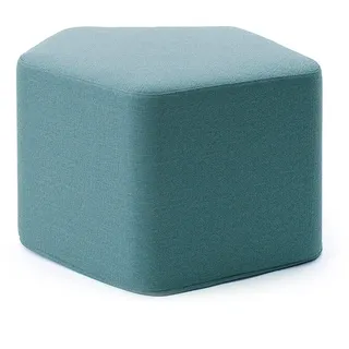 Softline Hocker Lake türkis, Designer busk+hertzog, 63x40x52 cm