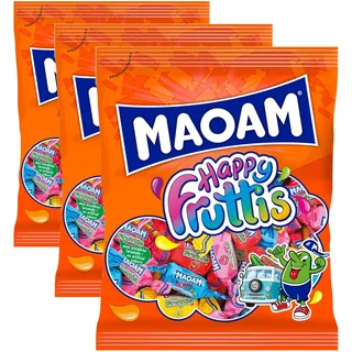 fruchtgummi-klassiker Maoam Happy Fruits 175g (Packung mit 5)