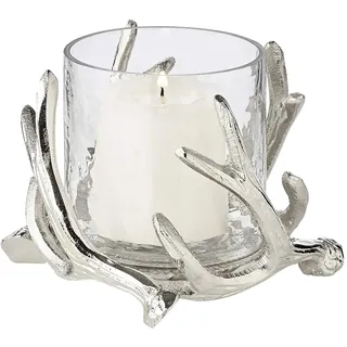 Edzard Windlicht Kingston Aluminium Silber