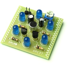 AR137/B L-EDis’ Disco, LED optischer Schalldetektor, LED-Signalgeber, blaue LEDs Bausatz Elektronik DIY