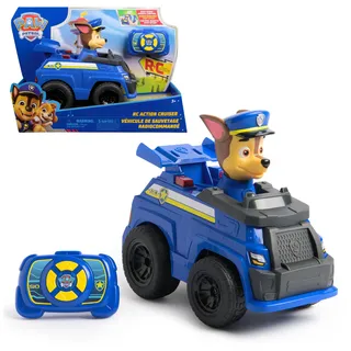 Spin Master PAW PATROL – Chases ferngesteuertes Polizeiauto mit Lichteffekten, ca. 25 cm, einfache Steuerung mit Fernbedienung, RC-Auto für Kinder ab 3 Jahren