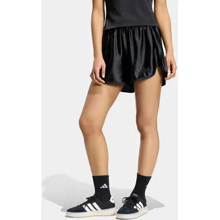 adidas Sportswear Shorts "SEASONAL ESSENTIALS SATIN" für Erwachsene, ohne Verschluss, aus Polyester und Elasthan, schwarz, normal, gr.