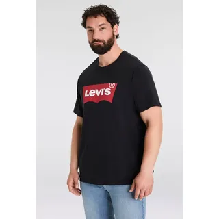 Levi's Levi's® Plus T-Shirt »LE B&T BIG GRAPHIC TEE« mit Logofrontprint, schwarz