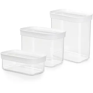 Emsa Frischhaltedose transparent rechteckig 0,45/1/1,6 l 3-teiliges Set