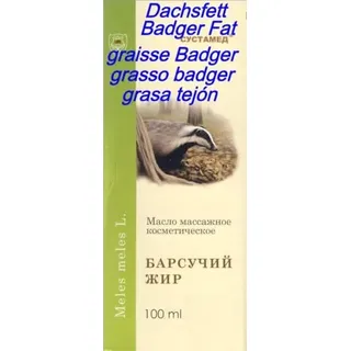 Dachsfett 200 ml, Naturprodukt, Badger fat, барсучий жир