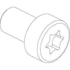 Cubic Torx socket head cap screw 3101-0610