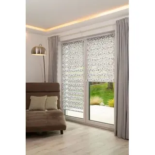 K-HOME Doppelrollo Delphi 90 x 150 cm stein/taupe
