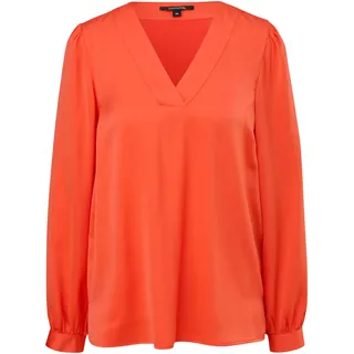 Comma Damen 2142827 Bluse, 2501 orange, 40