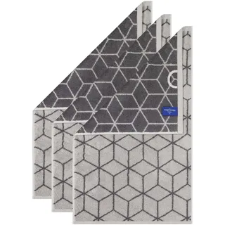 Villeroy & Boch Gästetuch Carré Handtuch 30 x 50 cm grau