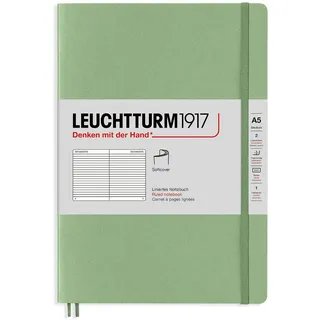 Leuchtturm1917 Notizbuch, Salbei, Liniert