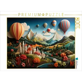 Calvendo Puzzle Ein Motiv aus dem Kalender Paper Art | 1000 Teile Lege-Größe 64x48cm Foto-Puzzle für glückliche Stunden