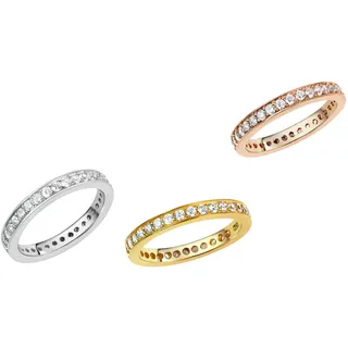 ZEEme Silber Ring 925/- Sterling Silber Zirkonia Silber 358270091