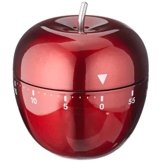 TFA Küchentimer Apfel Kurzzeitmesser Edelstahl Rot