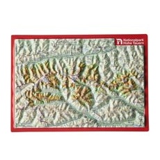 Georelief 3D Reliefpostkarte Hohe Tauern - One Size
