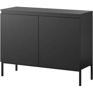 Selsey Sideboard 100 x 77 cm Schwarz