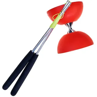 Sporti France Aluminium Diabolo Mit Stäben - Green - One Size