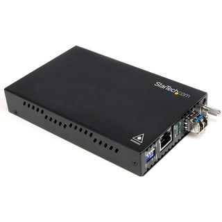 Startech StarTech.com LWL / Glasfaser Gigabit Ethernet 1000 Mbit/s Multimode Medienkonverter - LC 550m - 1000Base-LX Multimode (ET91000LC2)